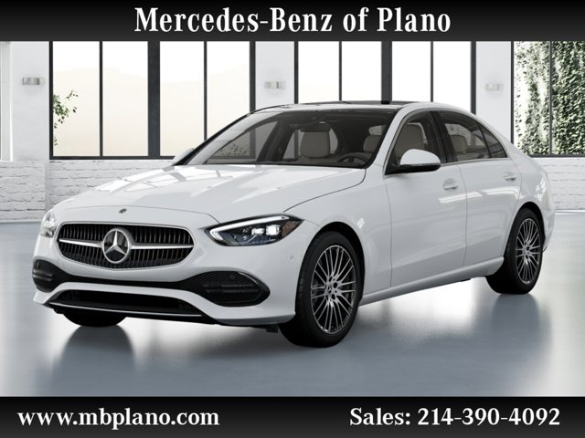 Polar White 2024 Mercedes-Benz C-Class Sedan All-Wheel Drive 9-Speed Automatic