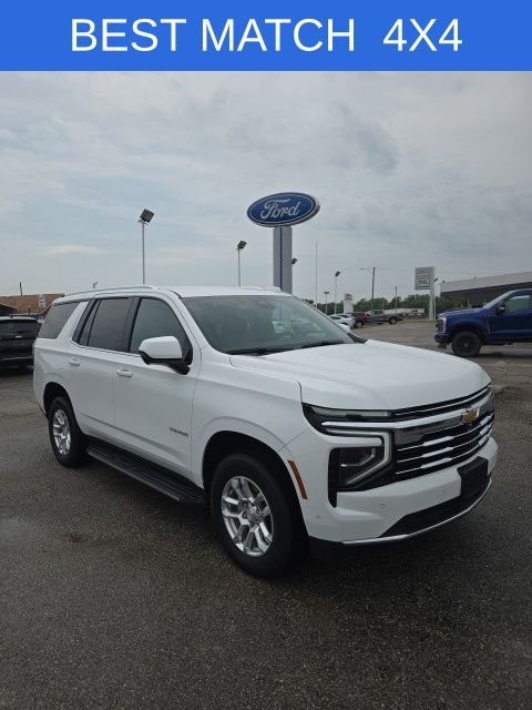 Summit White 2025 Chevrolet Tahoe SUV / Crossover Four-Wheel Drive 