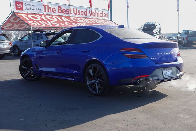 used 2022 Genesis G70 car, priced at $33,000