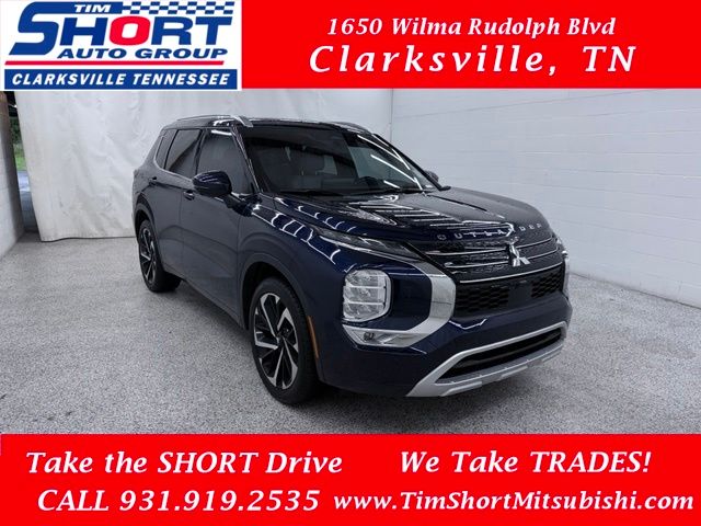 Blue 2024 Mitsubishi Outlander SUV / Crossover All-Wheel Drive Continuously Variable Transmission