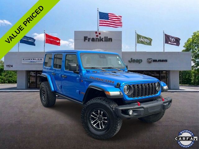 Blue Pearl 2024 Jeep Wrangler SUV / Crossover Four-Wheel Drive 8-Speed Automatic