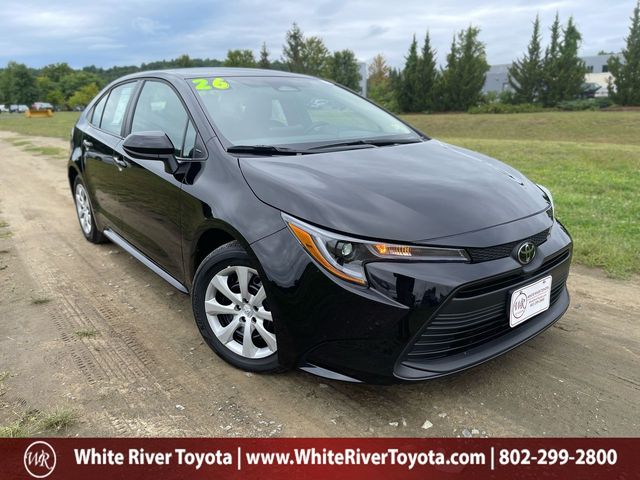 Midnight Black Metallic 2026 Toyota Corolla Sedan Front-Wheel Drive Continuously Variable Transmission
