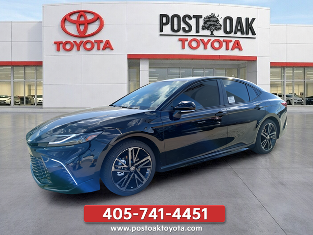 Midnight Black Metallic 2026 Toyota Camry Sedan Front-Wheel Drive Continuously Variable Transmission