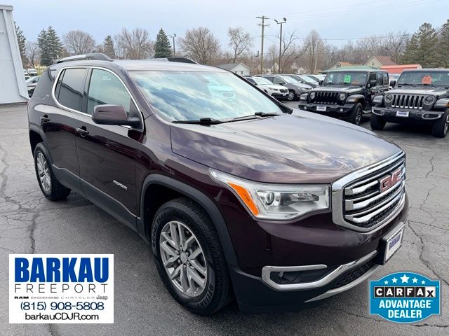Black Cherry Metallic 2018 GMC Acadia SLE-2 AWD SUV / Crossover Four-Wheel Drive 6-Speed Automatic