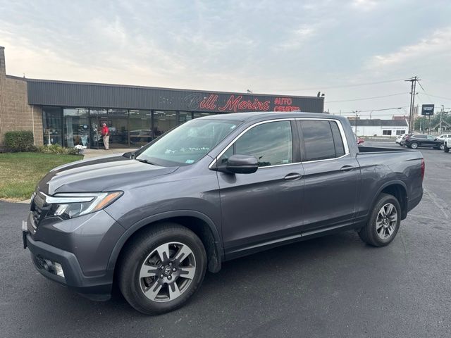 Gray (Modern Steel Metallic) 2019 Honda Ridgeline Pickup Truck All-Wheel Drive 6-Speed Automatic