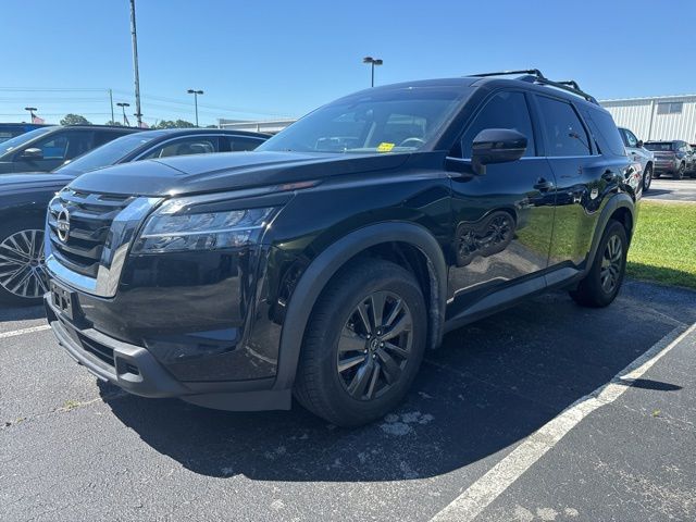 Super Black 2022 Nissan Pathfinder SV 4WD SUV / Crossover All-Wheel Drive 9-Speed Automatic
