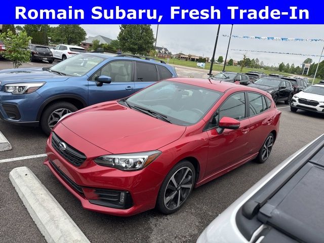 Lithium Red Pearl 2023 Subaru Impreza Sport Wagon AWD Wagon All-Wheel Drive Continuously Variable Transmission