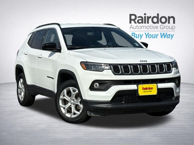 Bright White Clearcoat 2024 Jeep Compass SUV / Crossover Four-Wheel Drive 8-Speed Automatic