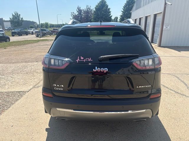 2020 Diamond Black Crystal Pearlcoat Jeep Cherokee Limited 4X4 SUV