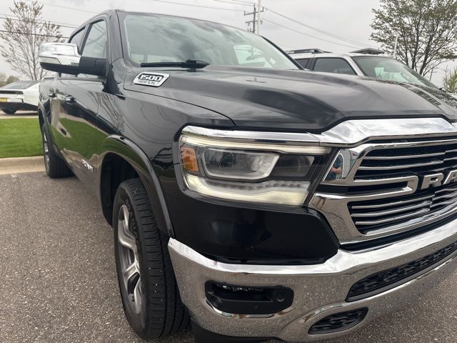 2022 Ram 1500 Laramie - Diamond Black Crystal Pearlcoat exterior view 2
