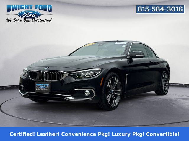 Black Sapphire Metallic 2020 BMW 4 Series Convertible Rear-Wheel Drive 8-Speed Automatic