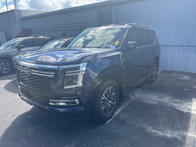 Deep Ocean Blue Pearl 2025 Nissan Armada SUV / Crossover Four-Wheel Drive 9-Speed Automatic