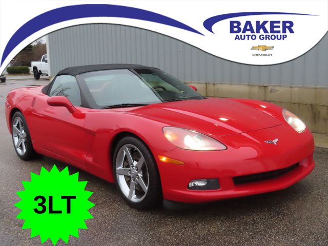 Victory Red 2007 Chevrolet Corvette Convertible RWD Convertible Rear-Wheel Drive 6-Speed Automatic