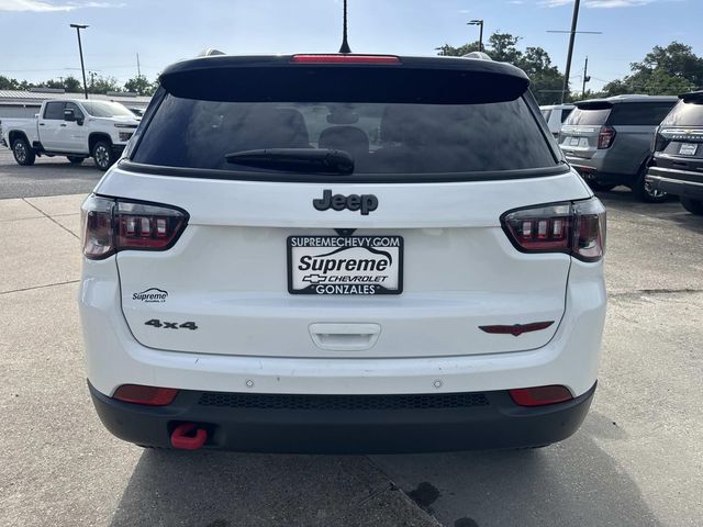 2024 Jeep Compass Trailhawk White/off-white at Ross Downing Buick GMC