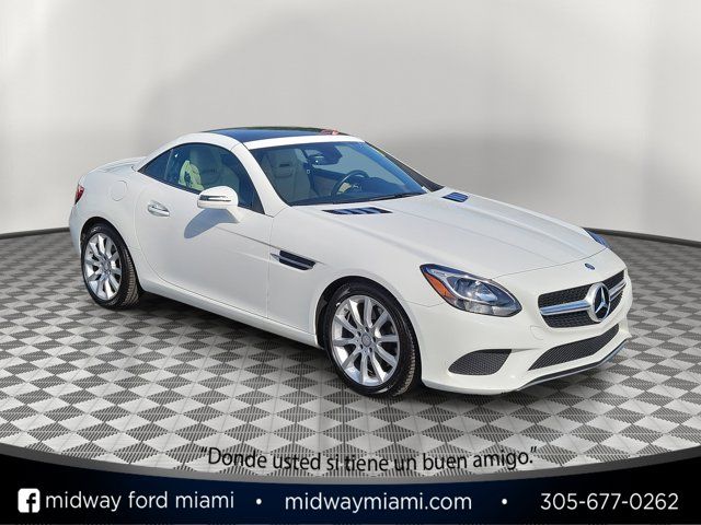 designo Diamond White Metallic 2017 Mercedes-Benz SLC 300 Convertible Rear-Wheel Drive 9-Speed Automatic