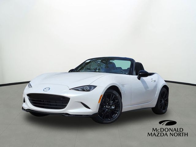 Snowflake White Pearl Mica 2026 Mazda MX-5 Miata Club RWD Convertible Rear-Wheel Drive 6-Speed Manual