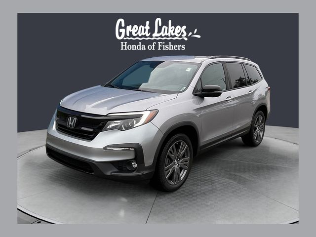 Lunar Silver Metallic 2022 Honda Pilot SUV / Crossover All-Wheel Drive 9-Speed Automatic