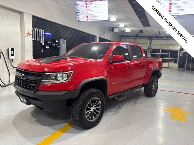 Red Hot 2019 Chevrolet Colorado ZR2 Crew Cab 4WD Pickup Truck Four-Wheel Drive 8-Speed Automatic