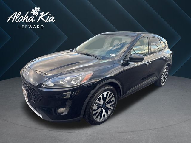 Black 2020 Ford Escape Hybrid SE Sport AWD SUV / Crossover All-Wheel Drive Continuously Variable Transmission