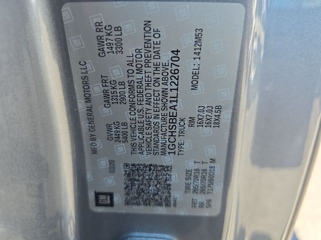 Used 2020 Gray Chevrolet Work Truck image 36