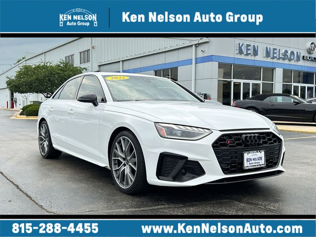 Ibis White 2022 Audi S4 Sedan All-Wheel Drive 8-Speed Automatic