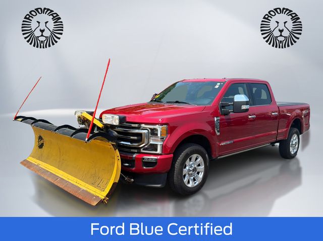 Red Metallic 2021 Ford F-350 Super Duty Pickup Truck Four-Wheel Drive Automatic