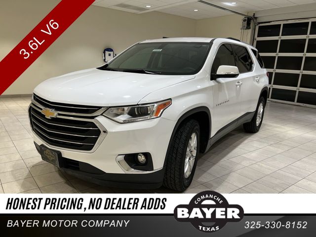 Summit White 2018 Chevrolet Traverse SUV / Crossover Front-Wheel Drive 9-Speed Automatic