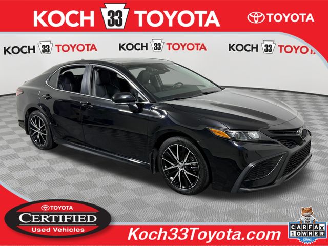 Midnight Black Metallic 2023 Toyota Camry Sedan All-Wheel Drive 8-Speed Automatic
