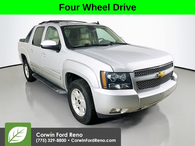 Silver Ice Metallic 2012 Chevrolet Avalanche Pickup Truck Four-Wheel Drive 6-Speed Automatic