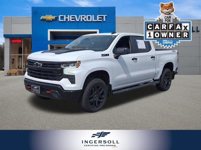 Summit White 2025 Chevrolet Silverado 1500 Pickup Truck Four-Wheel Drive Automatic