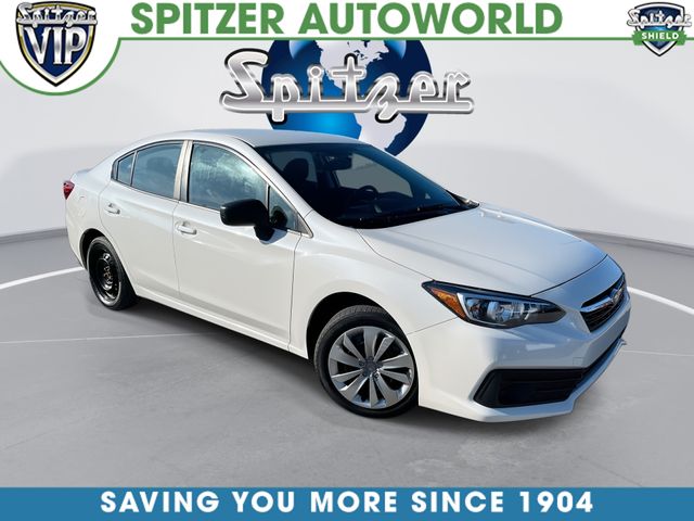 Crystal White Pearl 2023 Subaru Impreza Sedan All-Wheel Drive Continuously Variable Transmission