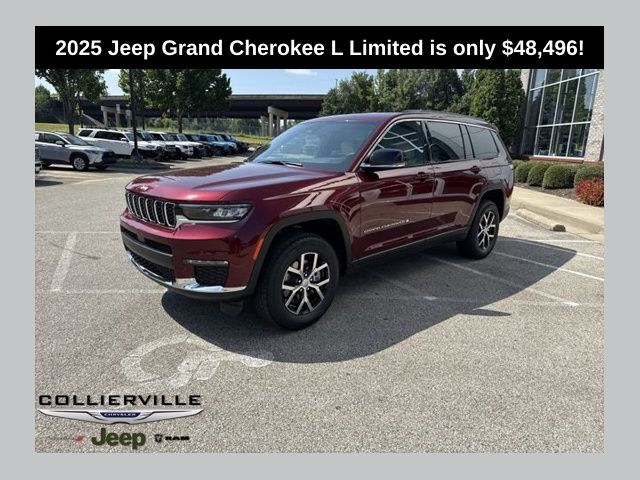 Velvet Red Pearlcoat 2025 Jeep Grand Cherokee L SUV / Crossover Four-Wheel Drive 8-Speed Automatic