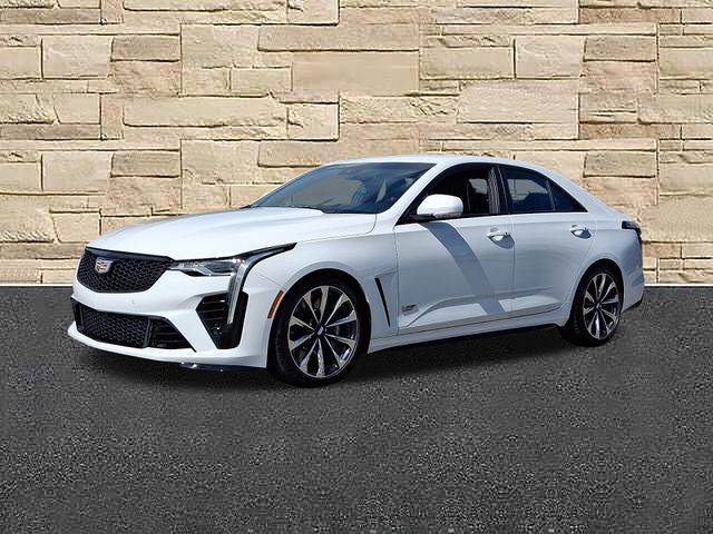 Summit White 2026 Cadillac CT4-V Blackwing Sedan Rear-Wheel Drive 6-Speed Manual