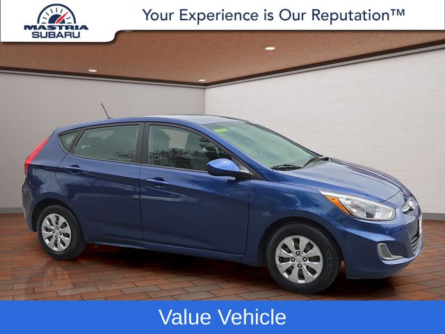 Pacific Blue Pearl 2017 Hyundai Accent SE 4-Door Hatchback FWD Hatchback Front-Wheel Drive 6-Speed Automatic