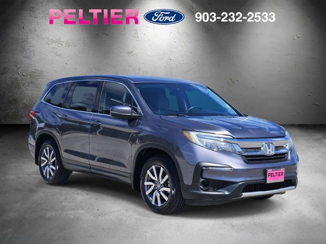 Gray (Modern Steel Metallic) 2019 Honda Pilot EX FWD SUV / Crossover Front-Wheel Drive 6-Speed Automatic