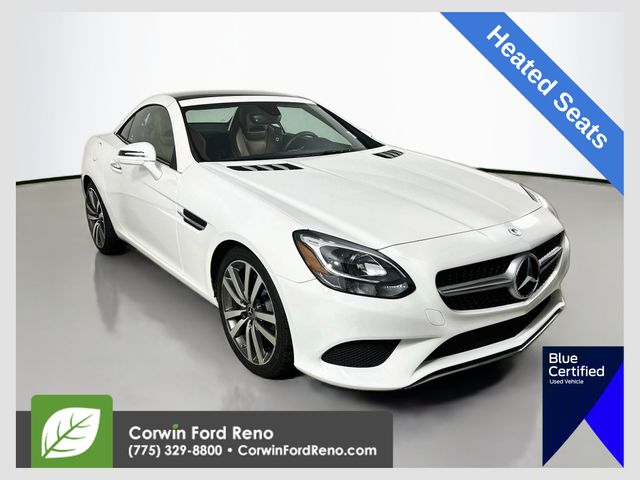 Polar White 2018 Mercedes-Benz SLC Convertible Rear-Wheel Drive 9-Speed Automatic