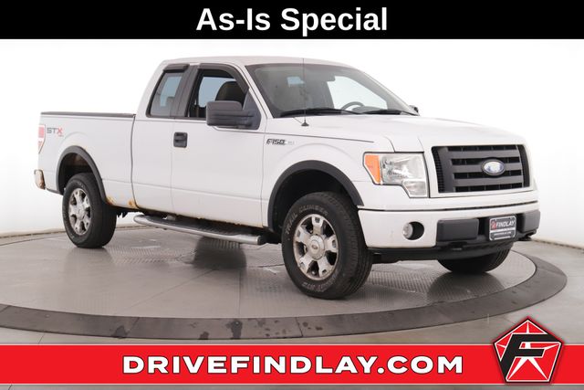 White 2009 Ford F-150 Pickup Truck 4-Speed Automatic Overdrive