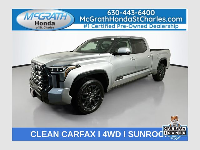 Celestial Silver Metallic 2023 Toyota Tundra Pickup Truck Four-Wheel Drive Automatic