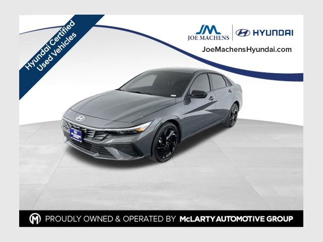 Ecotronic Gray 2026 Hyundai Elantra Sedan Front-Wheel Drive Continuously Variable Transmission