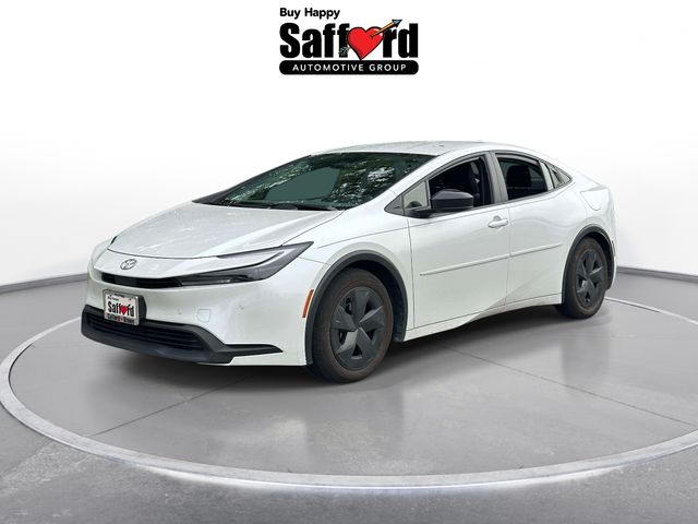 White (Wind Chill Pearl) 2023 Toyota Prius Hatchback Front-Wheel Drive Continuously Variable Transmission