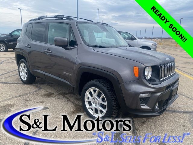 Gray (Granite Crystal Metallic Clearcoat) 2021 Jeep Renegade Latitude 4WD SUV / Crossover Four-Wheel Drive 9-Speed Automatic
