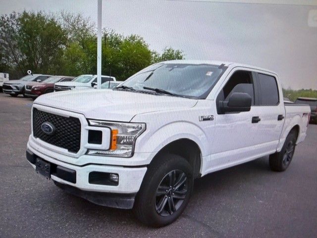 Oxford White 2019 Ford F-150 XL SuperCrew 4WD Pickup Truck Four-Wheel Drive Automatic