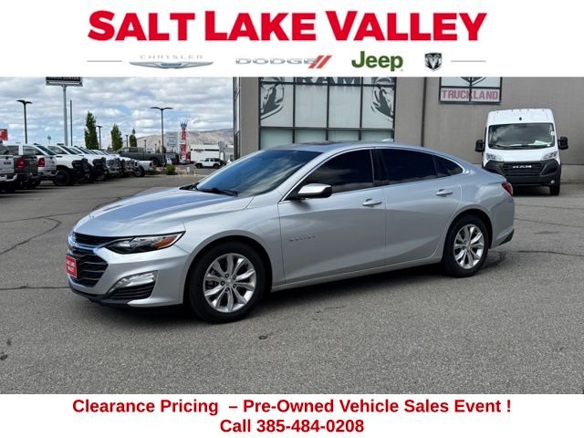 Silver Ice Metallic 2020 Chevrolet Malibu LT FWD Sedan Front-Wheel Drive Continuously Variable Transmission