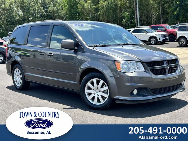 Gray (Granite Pearlcoat) 2017 Dodge Grand Caravan Minivan Front-Wheel Drive 6-Speed Automatic