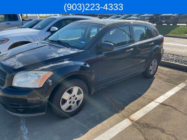 Black Clearcoat 2007 Dodge Caliber Wagon Front-Wheel Drive Continuously Variable Transmission