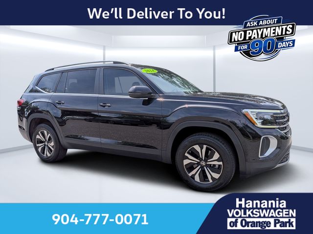 Black 2024 Volkswagen Atlas SUV / Crossover Front-Wheel Drive 8-Speed Automatic