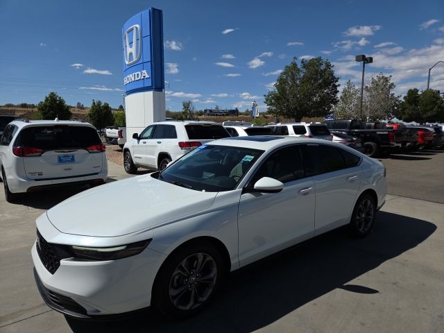 Platinum White 2024 Honda Accord Sedan Front-Wheel Drive Continuously Variable Transmission