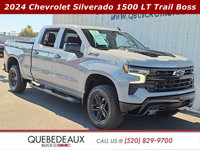 Slate Gray Metallic 2024 Chevrolet Silverado 1500 Pickup Truck Four-Wheel Drive Automatic