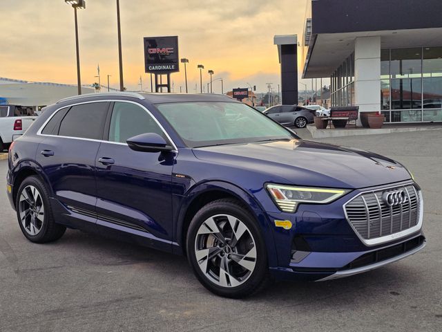 Blue Metallic 2022 Audi e-tron Premium quattro AWD SUV / Crossover All-Wheel Drive Automatic