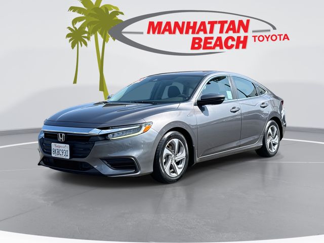 Gray (Modern Steel Metallic) 2019 Honda Insight Sedan Front-Wheel Drive Continuously Variable Transmission